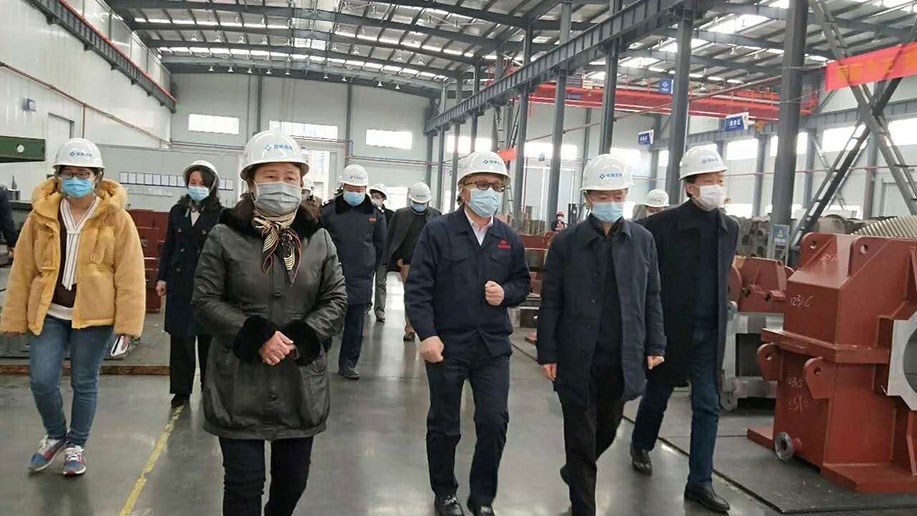 江津區(qū)委書記程志毅一行視察智展公司 疫情防控和復工復產(chǎn)情況